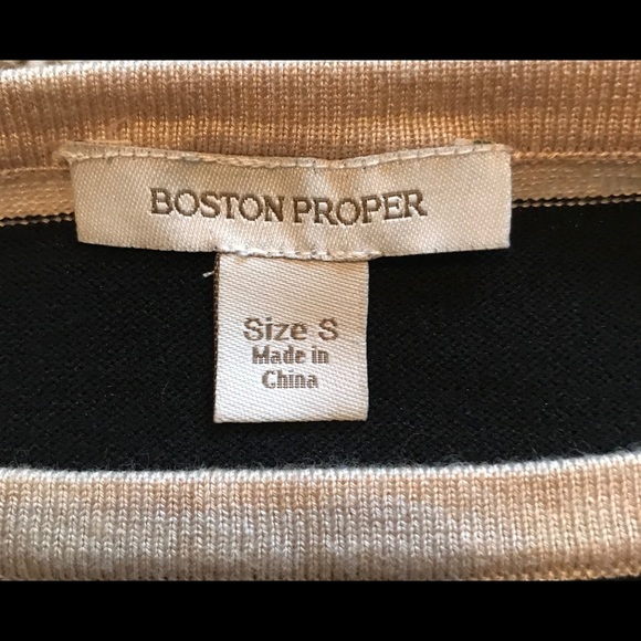 Boston Proper Cold Shoulder Side Tie Top - Picture 6 of 6